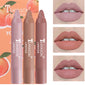 3 Packs Of Matte Lipstick Matte Velvet Lipstick Pen Bean Paste Milk Tea Color Lipstick Crayons Lipstick Students