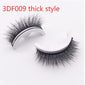 Reusable 3D Mink Lashes Natural False Eyelashes Self Adhesive Fake Glue Free Makeup Eyelash Extension Silk