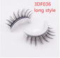 Reusable 3D Mink Lashes Natural False Eyelashes Self Adhesive Fake Glue Free Makeup Eyelash Extension Silk