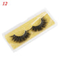 100% Mink Eyelashes 25mm Wispy Fluffy Fake Lashes