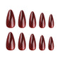 Cat's Eye Nail Patch Red Solid Color