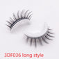 Reusable 3D Mink Lashes Natural False Eyelashes Self Adhesive Fake Glue Free Makeup Eyelash Extension Silk