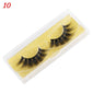 100% Mink Eyelashes 25mm Wispy Fluffy Fake Lashes