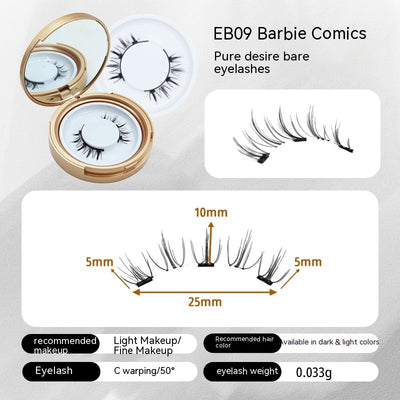 Magnetic False Eyelashes Natural Simulation Tool Outfit