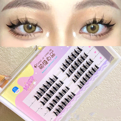 Segmented Natural Fairy False Eyelashes 4 Rows