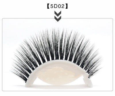 Glue-free Self-adhesive Strip 5d False Eyelashes